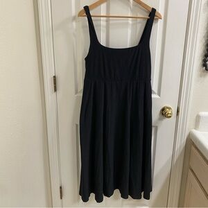 Beyond Yoga Featherweight At The Ready Square Neck Dress darkest night XL